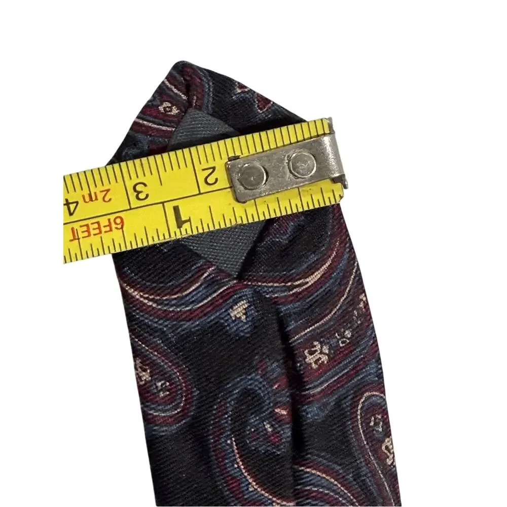 Andre Gianni Designer Silks Tie Rich Traditional Paisley Vtg